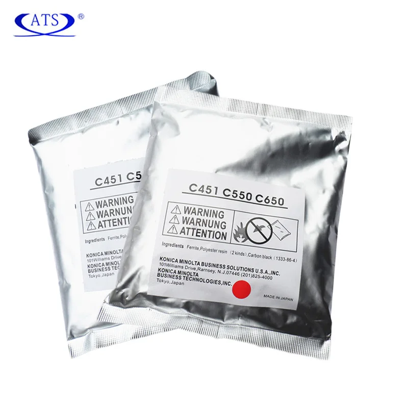 

2 шт./лот CMYK порошок разработчика для Konica Minolta C 451 550 650 совместимый с копировальными запасными частями C451 C550 C650 400