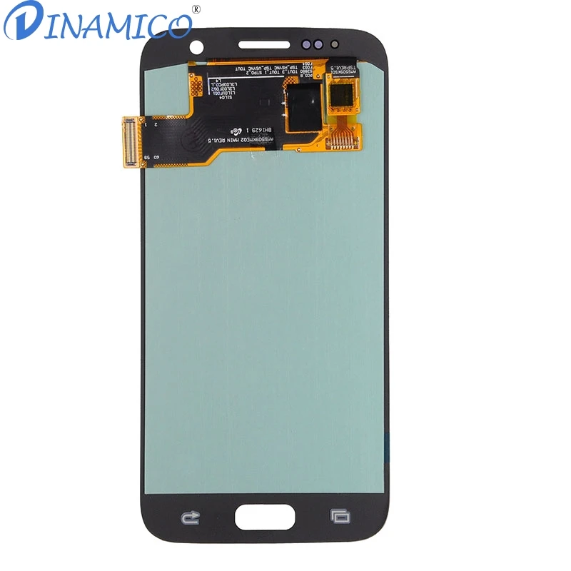 Dinamico S7 lcd для samsung Galaxy S7 дисплей G930F G930L G930S G930 lcd кодирующий преобразователь сенсорного экрана в сборе Замена
