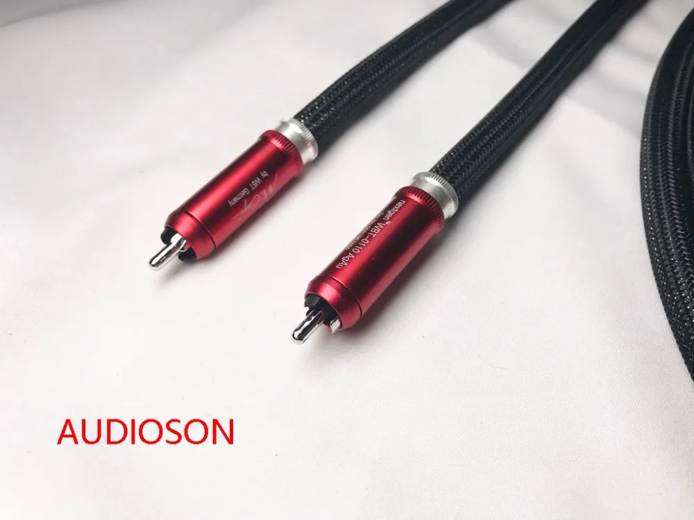 Hi End Fi RCA соединительный кабель Используйте WBT для штепсельной вилки