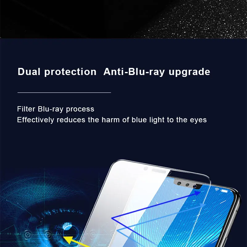 BXE 9H полное покрытие закаленное стекло для huawei honor 8 8X Max 8C Защита экрана для honor 8 c X Max стекло защитная пленка 2.5D
