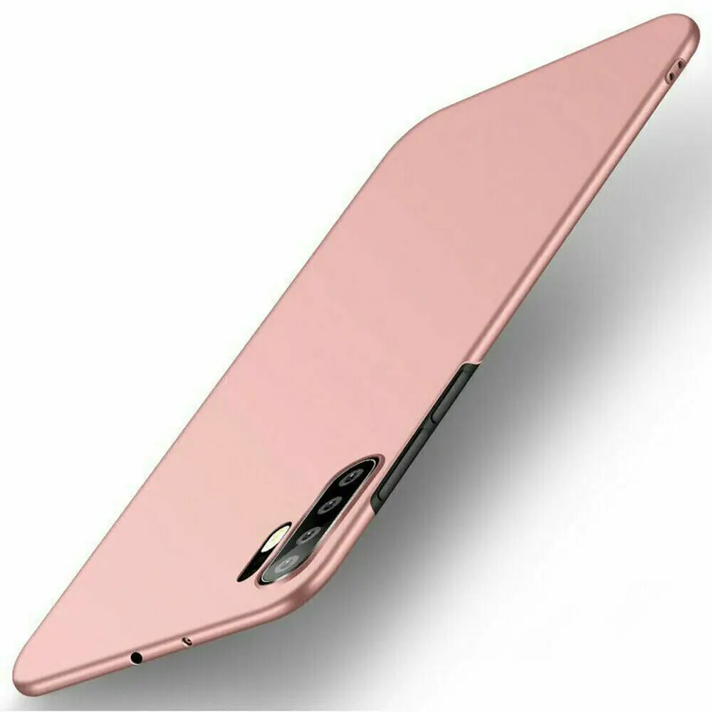 Жесткий матовый чехол для huawei P Smart Y6/Y7 Pro P30 Lite Pro Honor 10i 20i View 20 8S 8A 8X360 Полное покрытие защитный чехол из поликарбоната - Цвет: Розовый