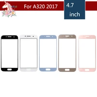 10pcslot for samsung galaxy a3 2017 a320 a320f sm a320f a320y front outer glass lens touch screen panel replacement