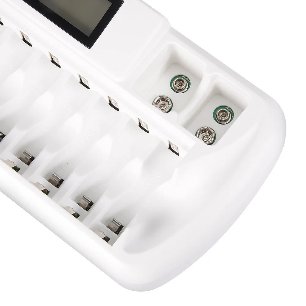 RYDBATT LCD экран inteligente 16 Bay/слот Смарт зарядное устройство для AA AAA NiCd NiHM аккумуляторы