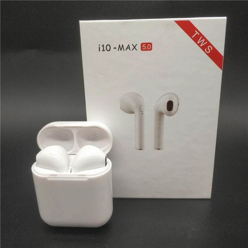 I10 max TWS беспроводные наушники Bluetooth 5,0 наушники с микрофоном для iPhone 8plus Xiaomi huawei LG samsung S6 S8