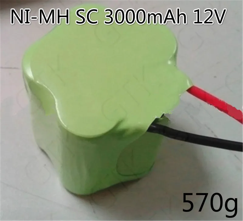 Аккумуляторный блок ni-mh SC 3000 мАч 12 в ni mh sub C для мощного фонарика электронный