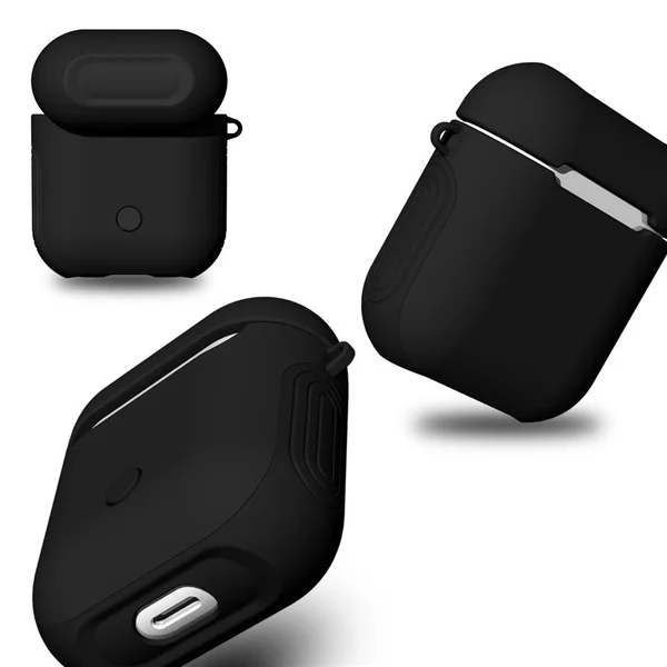 Защитный чехол для Airpods, силиконовый чехол для Airpods, зарядная коробка, полная защита, противоударный чехол для Air Pods