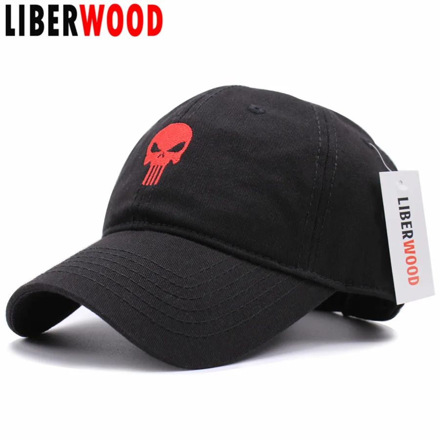 Высокое качество вышитые герой США Каратель Череп Логотип Бейсбол Кепки Snapback