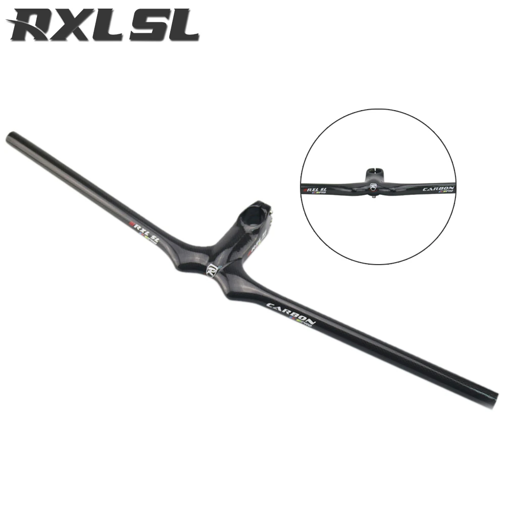 RXL SL руль для велосипеда однообразный Mtb Руль 28 6 3 K глянцевое углеродное волокно