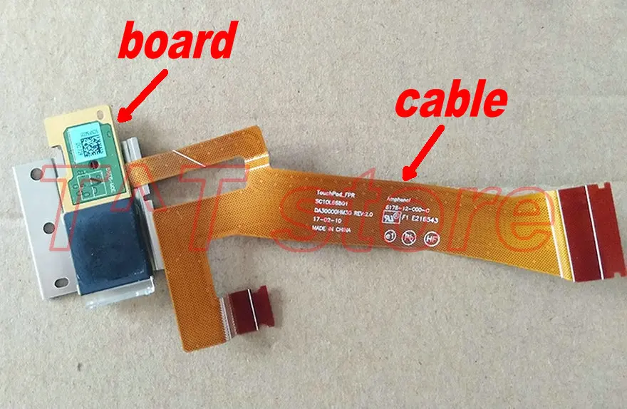 

Оригинал для Thinkpad X1 Carbon 5TH 2017 finger Fingerprint устройство плата кабель DA30000HM30 хорошо работает Бесплатная доставка