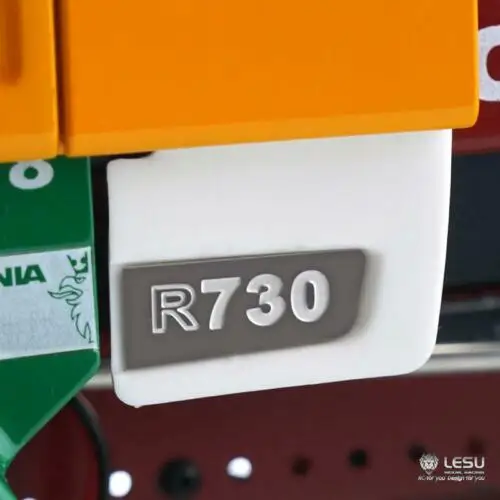 LESU грузовик Рогатка автолепка для 1/14 DIY Tamiya Scania R730 RC Трактор модель автомобиля