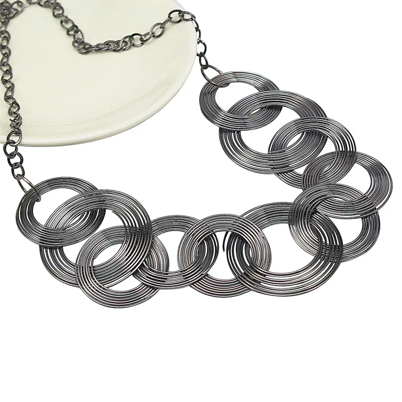Collar Choker Necklaces Vintage Retro Statement Women Brand Necklace & Pendant Jewelry N10065|necklace silver|necklace pinknecklace rock |