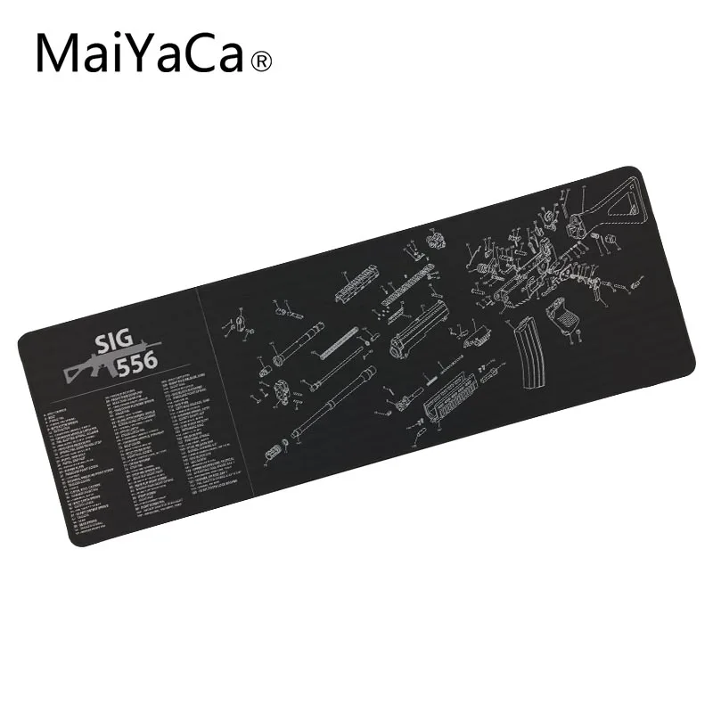 MaiYaCa коврик для мыши 900x300x2 мм игровой компьютер обычные оружейная Чистящая обои