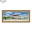 Joy Sunday Potala дворец Тибет Китай домашний декор F057 подсчитанный штамп Китай дворец Potala Вышивка Набор для вышивки крестиком