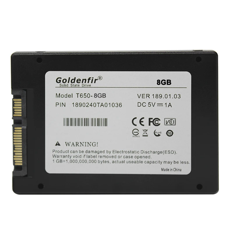 Жесткий диск Goldenfir 2 5 дюйма 8 ГБ 120 Твердотельный Накопитель ssd внутренний для ПК|ssd