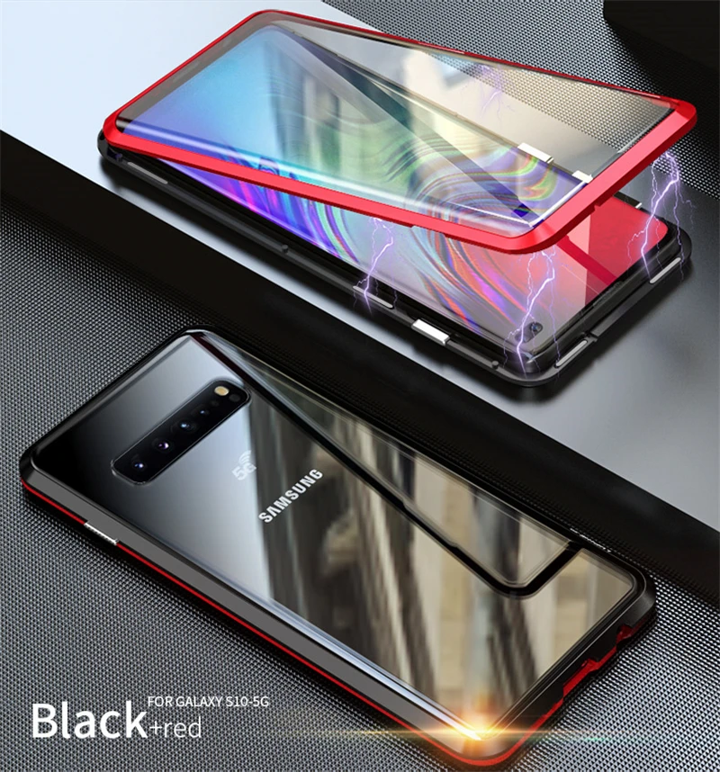 360 Полный корпус защитный чехол для samsung Galaxy S10 S9 S8 Plus Note 9 8 Магнитный бампер Оболочка Чехол для samsung S10 5G чехол s On