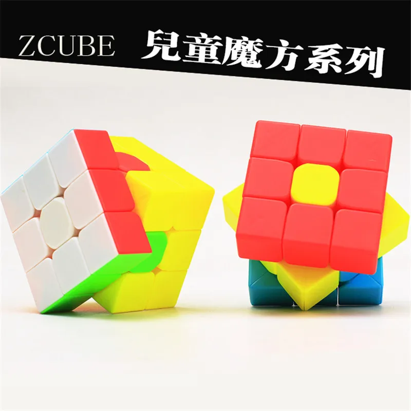 Новейший Z куб 3x3x3 шесть цветов Профессиональный скоростной магический