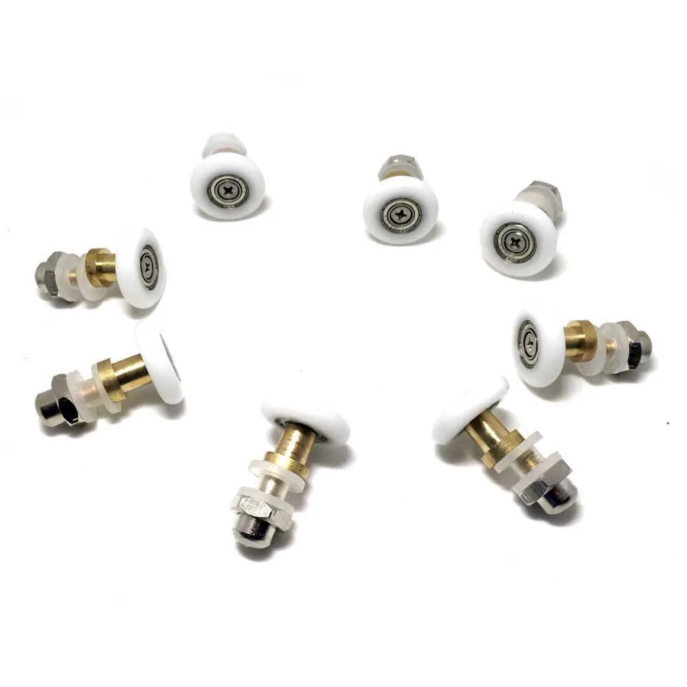 

8 Copper Singel Shower Sliding Door Pulleys 25mm Pulleys Runner Roller