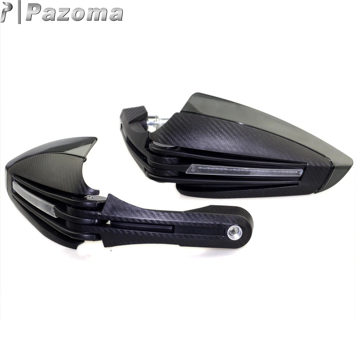 Мотоцикл PAZOMA Black X-T-armac защита для рук с синими светодиодами мотоцикл HONDA CB1000R 2011-2015