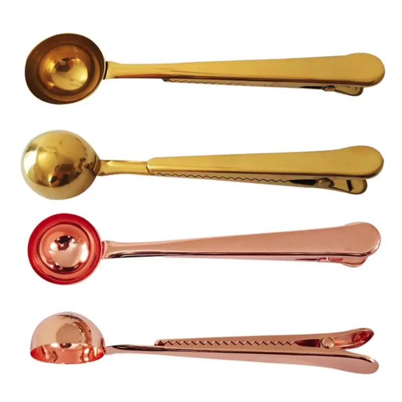 

Useful Coffee Measurement Scoop Clip Rose Gold Home Garden Kitchen Dining Coffee Measurement Scoops