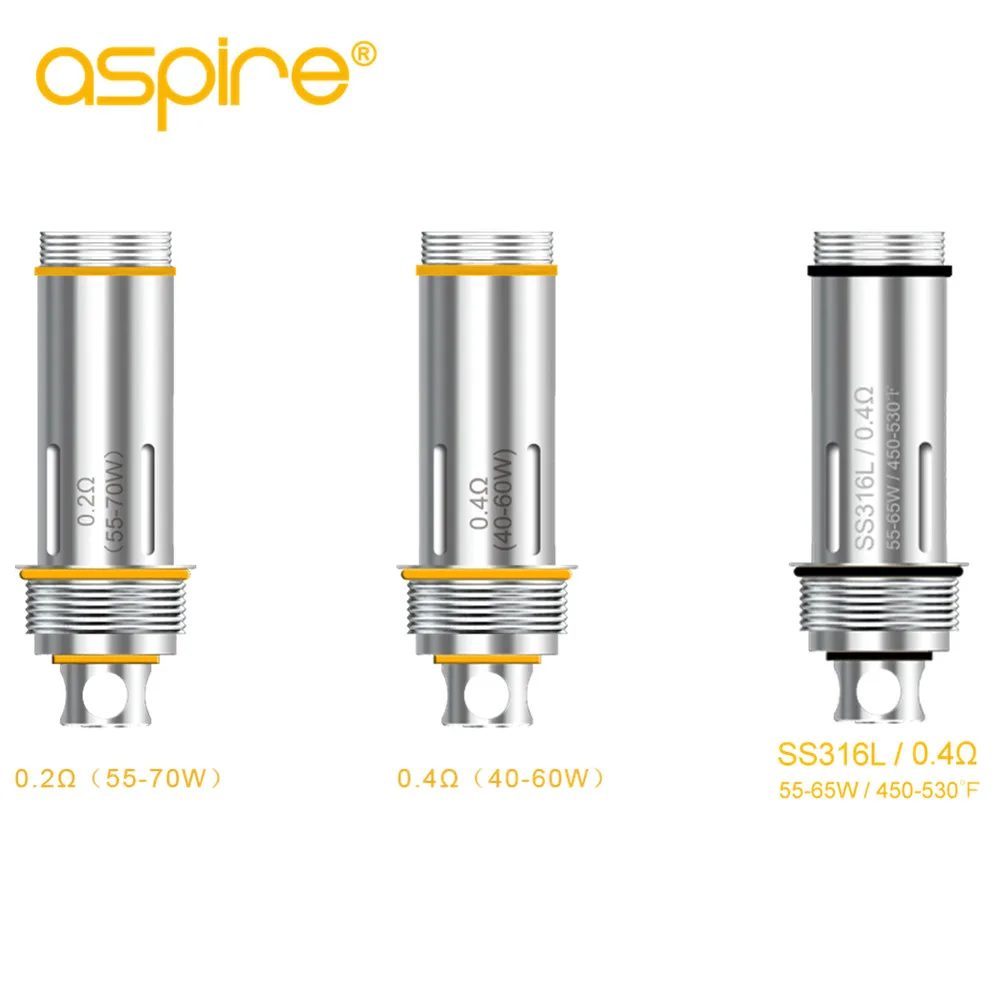 10 шт./лот оригинальная катушка Aspire Cleito двойная Clapton для бака cleito sub ohm 0.2ohm 0.4ohm 0.27ohm