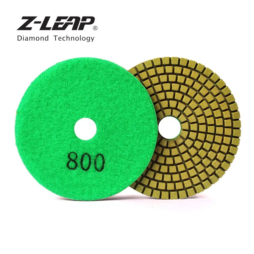 Z-LEAP 4 шт. дюйма Алмазные полировочные колодки 100 Камень кварцевый мм гранит