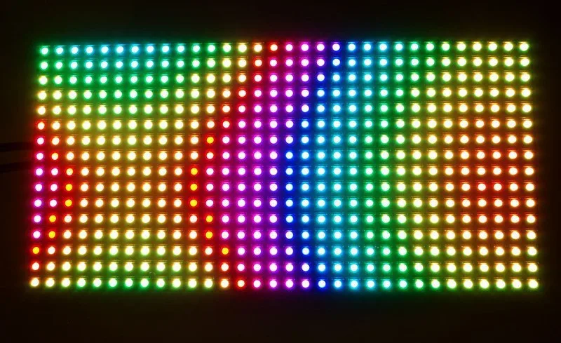 Бесплатная доставка цветной светодиодный RGB-дисплей сделай сам 18 шт. комнатный