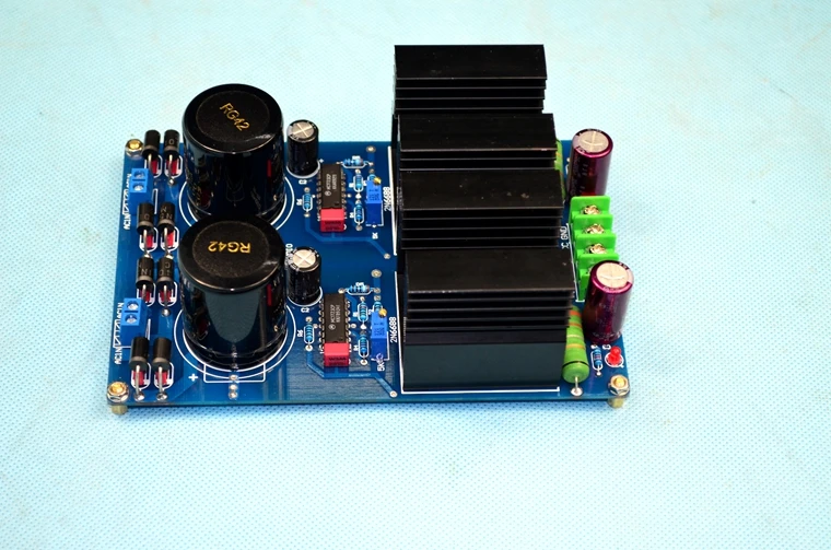 Высокомощная Золотая герметичная плата питания Hi Fi усилитель блок на основе MC1723|