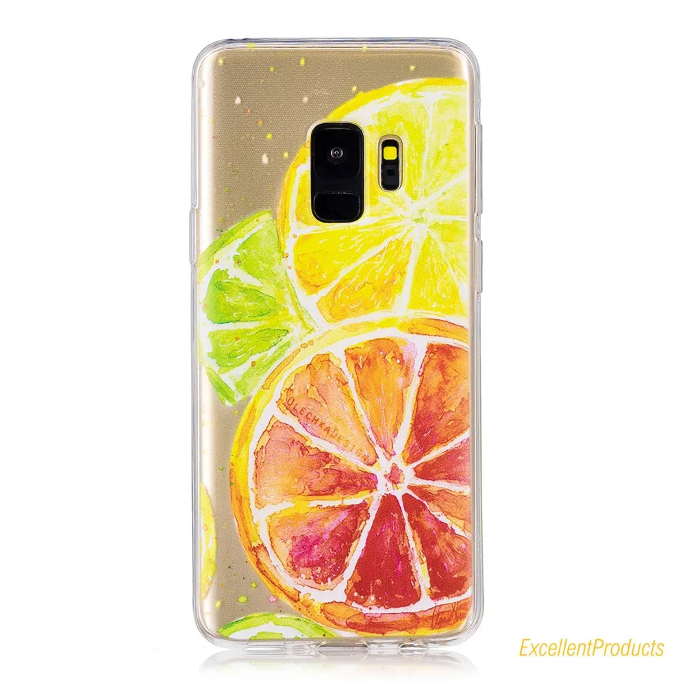 Для Coque samsung S9 плюс пластичный чехол из термополиуретана силикона Фламинго