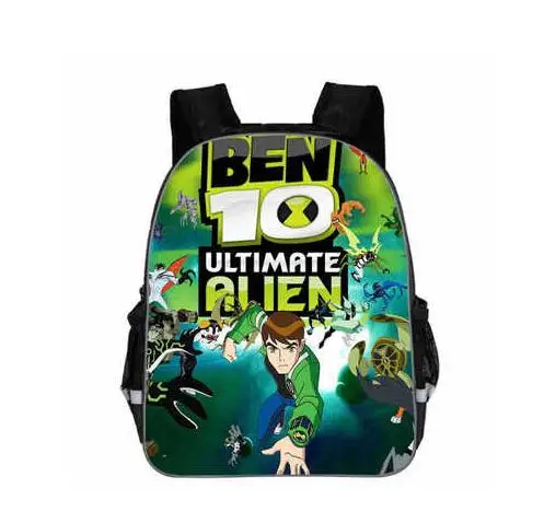 as picture Новые рюкзаки Ben 10 для мальчиков-подростков, мультяшный рюкзак для детей, рюкзаки для книг Mochila - Цвет: as picture