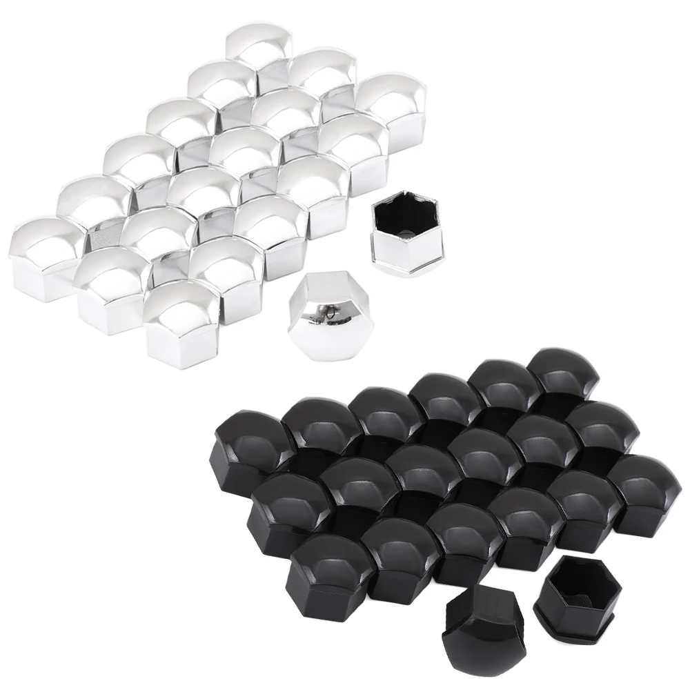 20 шт./лот 17 мм автомобильные Стайлинг пластиковые колесные гайки крышка болт