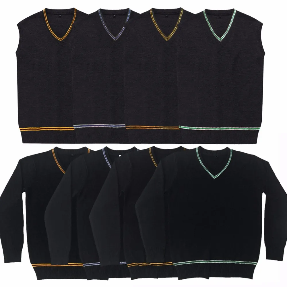 8 видов стилей Аниме Косплей Костюм для взрослых унисекс жилет свитер Гарри