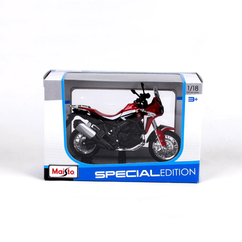 Модель мотоцикла Maisto 1:18 Africa Twin DCT из красного сплава модель мотор велосипед