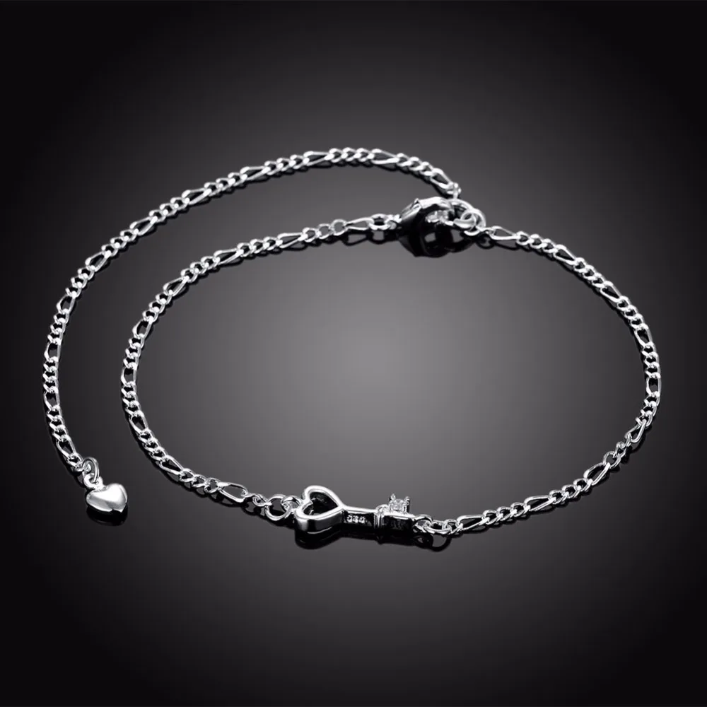 Браслет на лодыжку женский с серебряным покрытием 925|ankle bracelet|ankle bracelets for womenanklet chain