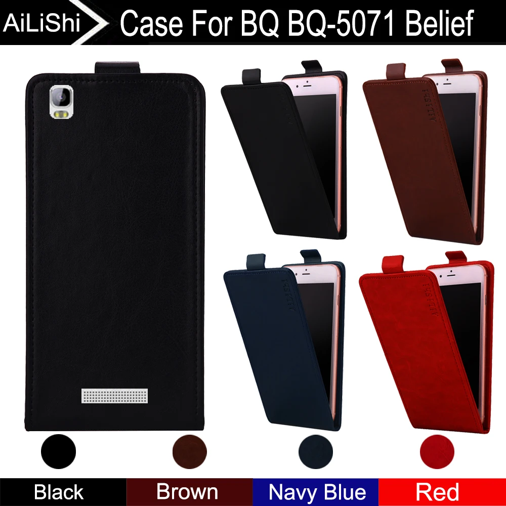 

AiLiShi For BQ BQ-5071 Belief Case Up And Down Vertical Phone Flip Leather Case BQ 5071 Phone Accessories 4 Colors + Tracking!