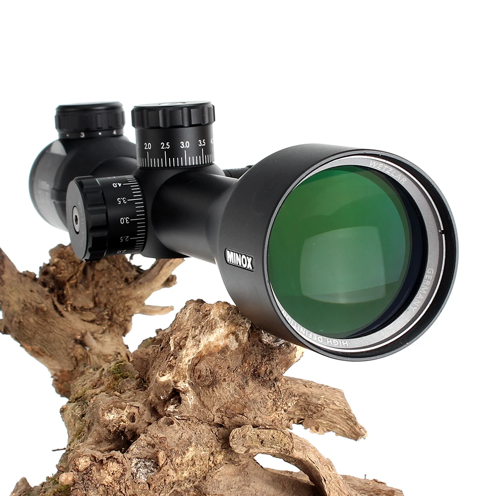 Тактический Оптический прицел MINOX ZA 5i HD 3 15x50 SF с красным стеклом и гравировкой для