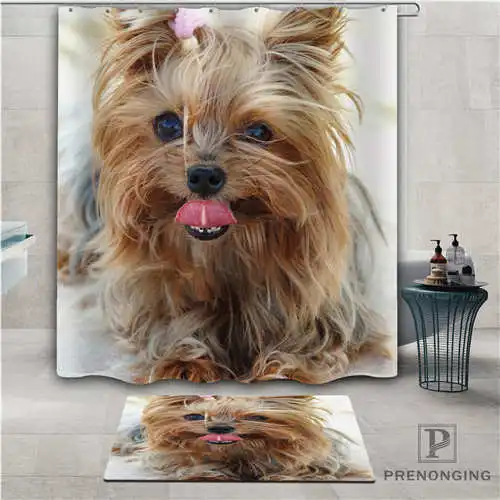 Shower Curtain На заказ собаки(1) водонепроницаемый занавеска для душа коврик для дома ванной комнаты полиэстер ткань разные размеры#-01-12-179 - Цвет: Shower Curtain