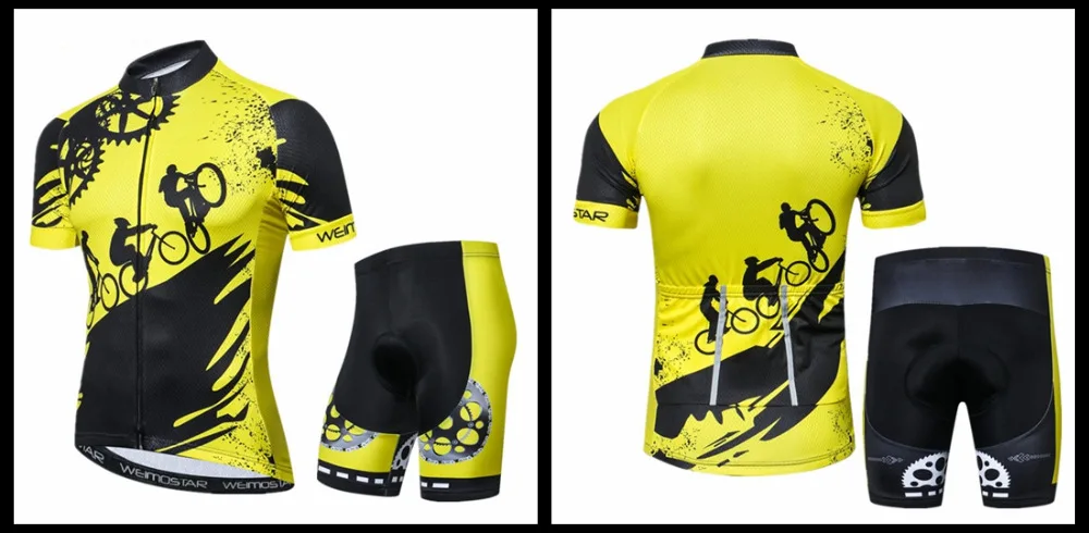 Weimostar бренд Pro Велоспорт Джерси набор мужской горный велосипед одежда Maillot Ciclismo дышащая команда Велосипедная одежда Ropa Ciclismo