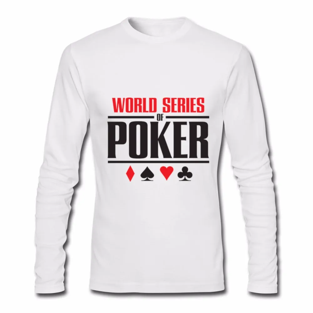 Latest Trendy Summer Cheapest Price Round Neck Male Tees Men's World Series Of Poker T Shirts Wsop Logo Printed Crewneck T-shirt | Мужская