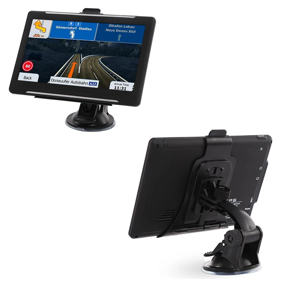 7 дюймовый gps внешний портативного навигатора 256 MB 8G HD емкостный Экран Портативный