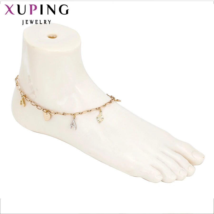 Xuping модный ножной браслет с разноцветным покрытием Высококачественная