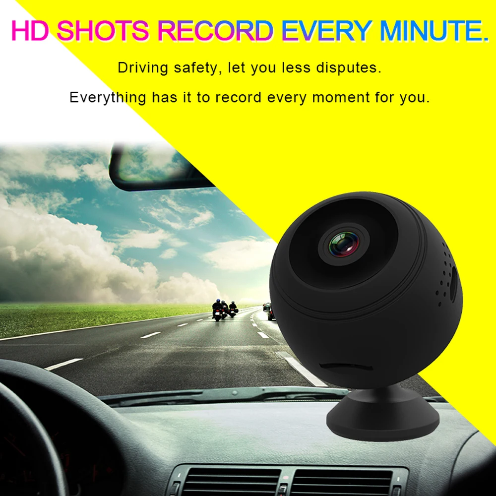 Мини Беспроводная Wi Fi камера 1080P HD IP с дистанционным мониторингом видео
