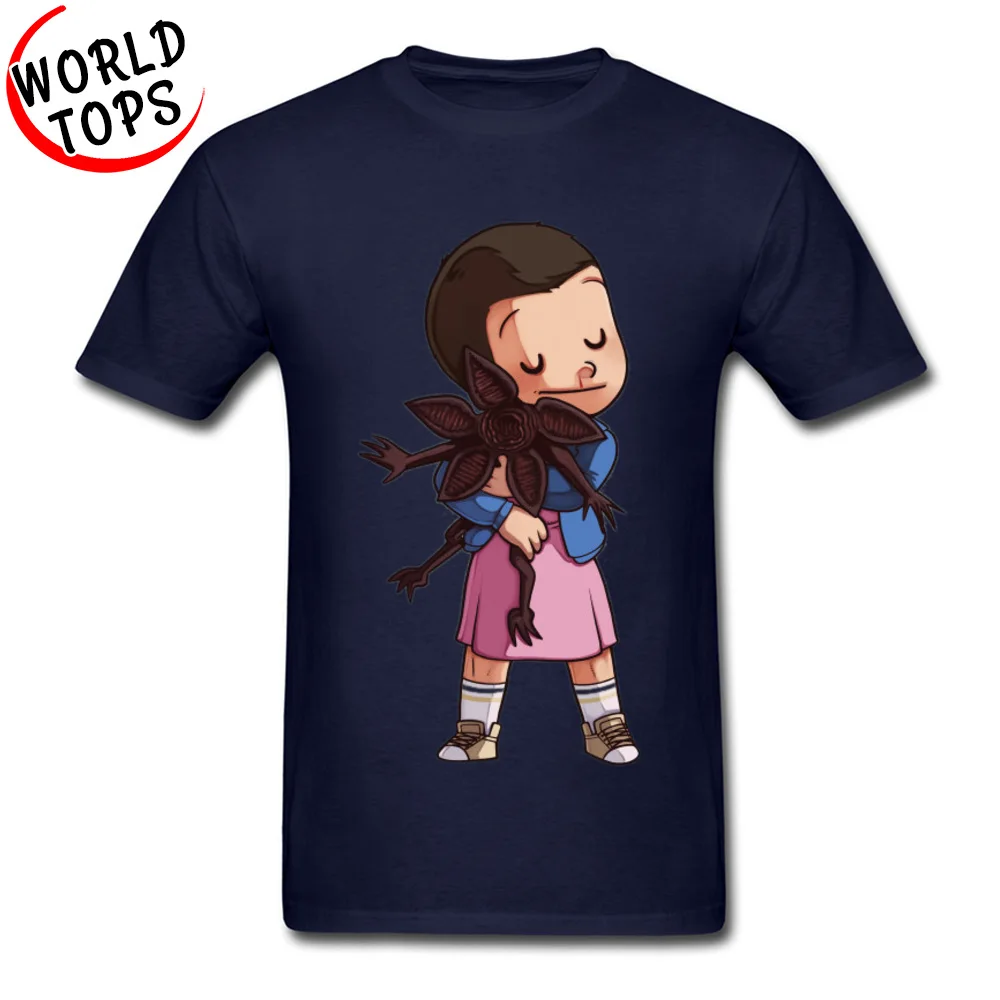 Футболка Eleven Hug Demogorgon очень странные дела новинка 2019 топы с мультяшным рисунком