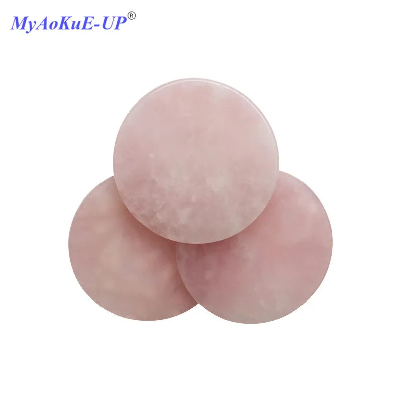 1pcs pink stone Накладные ресницы макияж инструмент розовый нефрит камень клей поддон круглой формы наращивание ресниц - Цвет: 1pcs pink stone