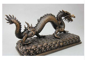 Медь Латунь КИТАЙСКИЙ ремесла декор Азии Кобре де Бронс ЧИНО 14 &quotКитайский