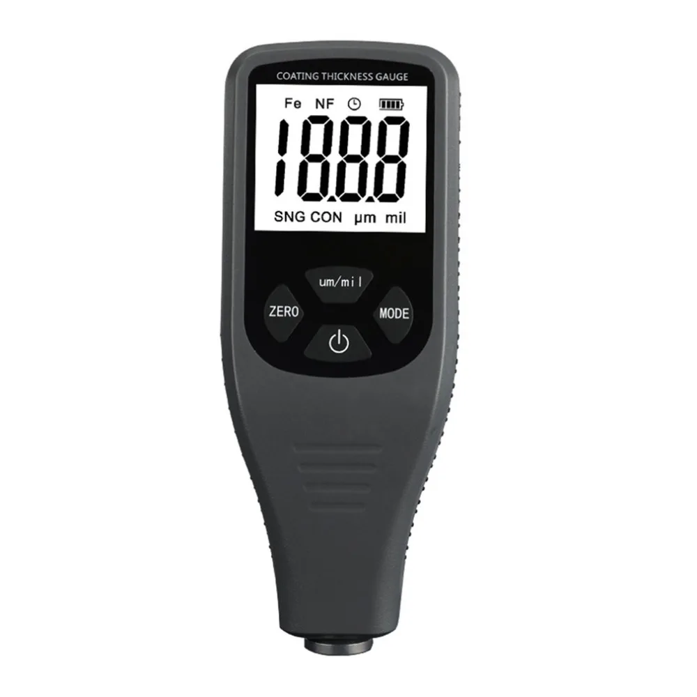 TC200 LCD цифровой измеритель толщины покрытия автомобильный диапазон измерения 0 ~