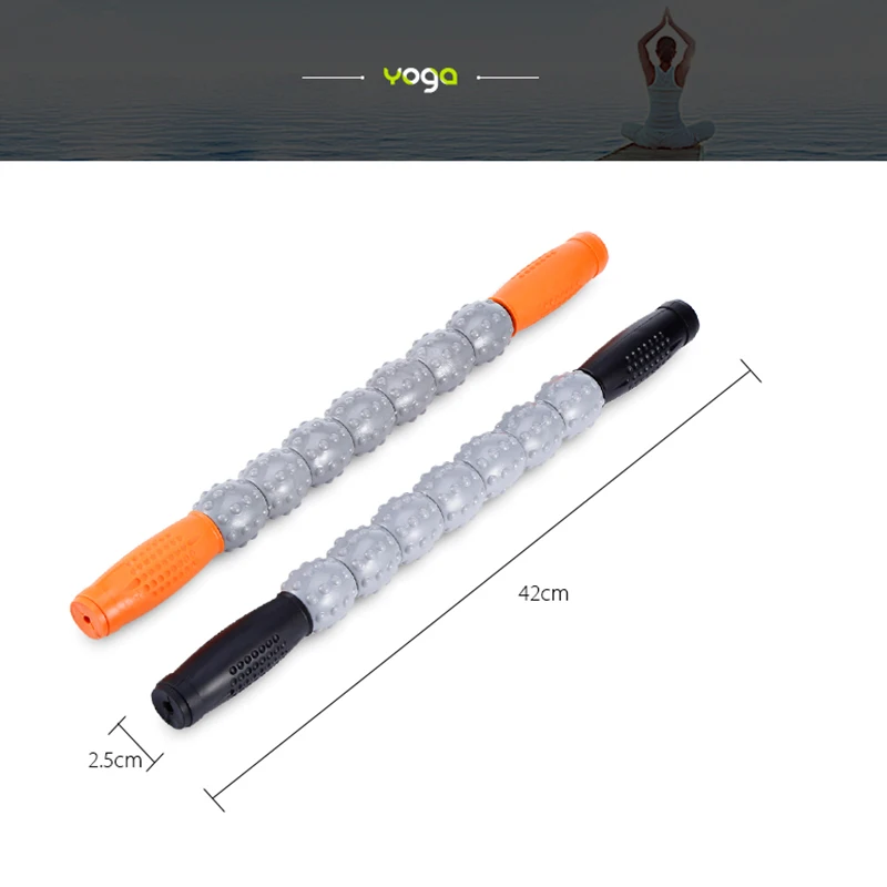 Портативный фитнес-терапия мышечный Массажер Полный ролик для тела Боль палка