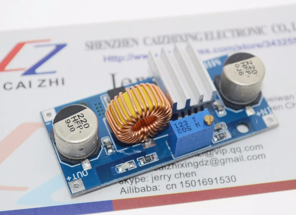 5A XL4015 DC 4 38V до 1 25 36V 24V 12V 9V 5V Шаг вниз Регулируемый Питание модуль светодиодный