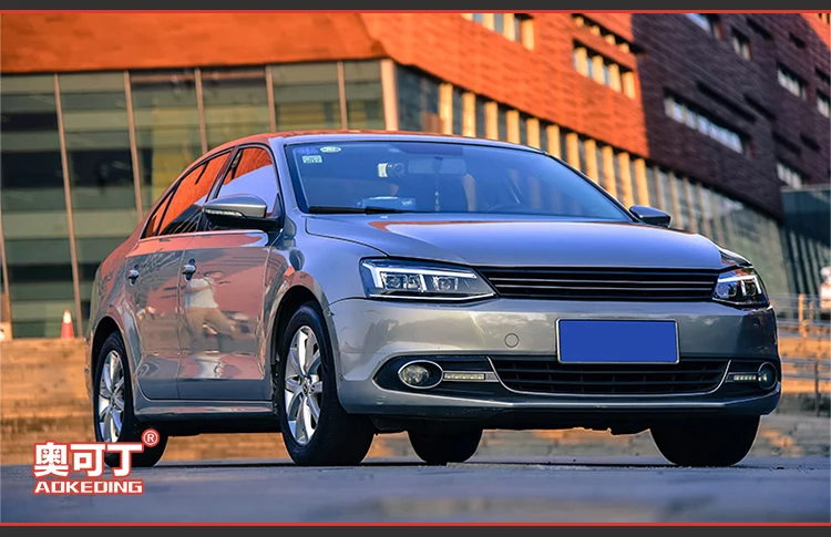 AKD автомобильный Стайлинг Головной фонарь для VW Jetta Mk6 светодиодный налобный фонарь 2011- R8 дизайн фары Drl Hid Bi Xenon автомобильные аксессуары