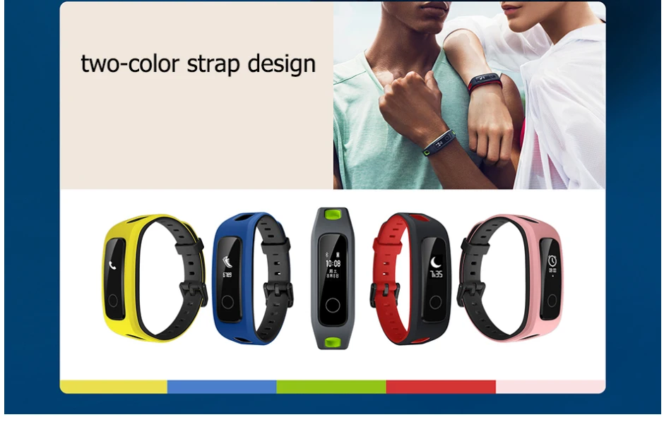 Браслет Honor Band 4 Running huawe, умный браслет, 50 м, водонепроницаемый фитнес-трекер, уведомление о звонках, будильник