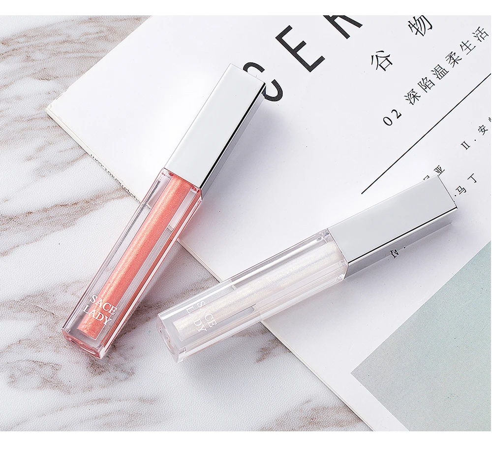 SACE LADY Full Lips зеркальный оттеночный блеск для губ телесный 9 цветов долговечный женский влажный блеск Губная Помада Жидкая глазурь для губ Макияж